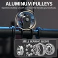 thumbnail image 2 of Mikolo Pulley system for home gym, Aluminum GYM Pulley Wheel Universal Aluminum Alloy Bearing Pulley Wheel for Cable Machine Gym Equipment Part Garage Door, 18PCS, 2 of 8