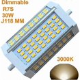 thumbnail image 5 of R7S LED J118 118mm Dimmable Light Bulb 30W Warm Light 3000k Warm White AC 220V 3000LM Fin J LED Flood Light For Equivalent R7S 300w 400w Incandescent, 5 of 5