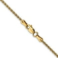 thumbnail image 3 of 14K Yellow Gold Spiga Wheat Chain Necklace 24 inch 1.5 mm Parisian with Lobster Clasp, 3 of 4