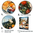 thumbnail image 3 of Designart "Picnicking In Bordeaux, France I" Meals & Picnics Floater Framed Wall Decor, 3 of 5