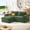 Olive Green, variant on Boneless Loveseat, Gizoon 59" Fold Out Floor Boneless Sofa for Living Room with 2 Pillows, Dark Gray