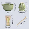 thumbnail image 2 of TEMOGU-4pcs Matcha Whisk Set, Includes Matcha Bowl, Whisk Holder, Bamboo Whisk and Scoop (Matcha Green), 2 of 4
