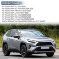 thumbnail image 2 of Reemplazo de tapa de espejo lateral derecho ABS 1 Pc blanca para Toyota RAV4 XLE 2019-2025, cubierta de protección para espejo, 2 of 7