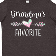 thumbnail image 4 of Inktastic Grandmas Favorite- Heart Grandchild Boys or Girls Toddler T-Shirt, 4 of 5