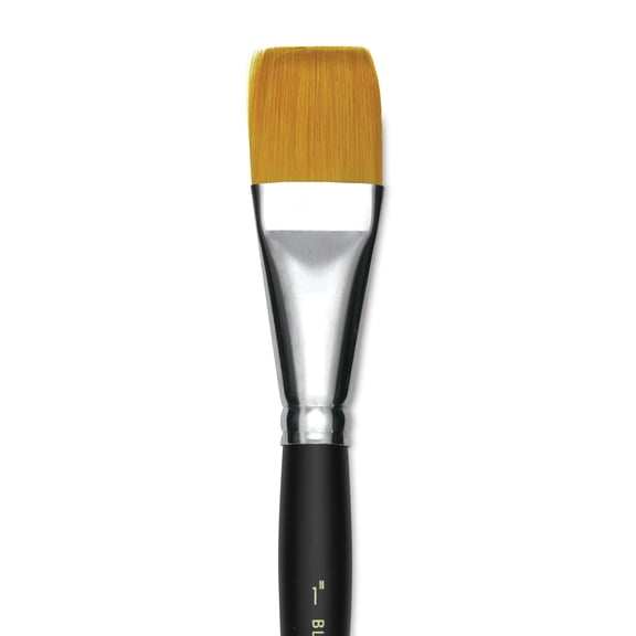Blick Masterstroke Golden Taklon Brush - Flat, Short Handle, Size 1"