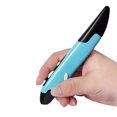 thumbnail image 3 of Mini lápiz ergonómico portátil del ratón del bolsillo de la escritura 2.4G para el cuaderno Abanopi Azul/Con 2 adaptadores, 3 of 7