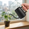 thumbnail image 6 of Wuxiuli Stainless Steel Long Spout Black Small Watering Can for Indoor Plants 1pack, 6 of 7