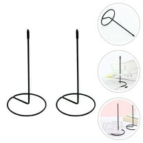 KALLORY 2Pcs Stainless Steel Receipt Organizer with Smooth Surface for Office Desk