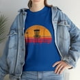 thumbnail image 2 of Vintage Retro Sunset Disc Golf T-shirt, 2 of 2