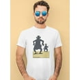 thumbnail image 2 of Shadow Showdown T-Shirt Men -Wilfred Hildonen Designs, Male 4X-Large, 2 of 4