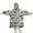 Black White Cow, variant on Wearable Oversized Blanket,Pink Cow Heart Pattern Wearable Blanket Hoodie for Adults,Cozy Hooded Blankets with Super Pockets,Super Warm Fuzzy Pullover for Women & Men