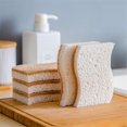 thumbnail image 4 of Natural Scrub Sponges Kitchen , Non-Scratch Cleaning Sponges for Dishes, Cellulose Sponges Safe on Non-Stick Cookware, 4 of 5