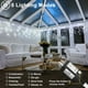 thumbnail image 2 of Luces de Navidad Nielfoi 20 metros 640 LED Estalactitas Blancas para Exterior, 2 of 9