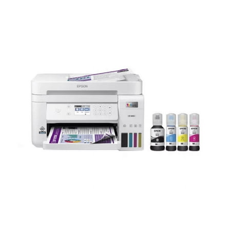 Epson ET3843 EcoTank Wireless Color All-in-One Cartridge-Free Supertank Printer with Scanner
