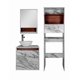 thumbnail image 1 of Combo Gabinetes Para Baño CASABLANCA Con Sobre WC Y Botiquín., 1 of 6