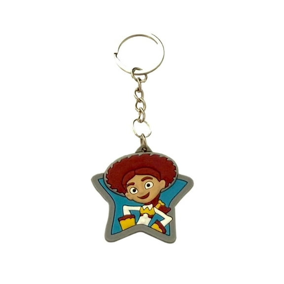 Jessie Cowgirl Toy Story Soft Touch Rubber Keychain Keyring