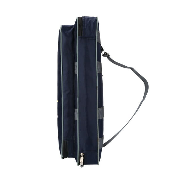 Ccdes Outdoor Fishing Rod Pole Reel Lures Box Tackle Storage Bag Handbag Adjustable Strap , Fishing Storage Bag, Fishing Handbag