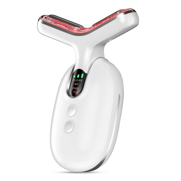 Red Light Skin Beauty Device,Multifunctional Facial Massager,3-in-1 LED Beauty Device for Face and Neck,a for Skin Care, Anti Aging and Radiant Appearance