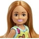 thumbnail image 2 of Barbie Chelsea Doll, Small Doll Wearing Removable Heart-Print Dress and Shoes with Blond Ponytail & Blue Eyesâ Barbie -, 2 of 3