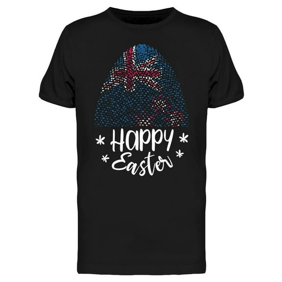 Happy Easter New Zealand Flag T-Shirt Men -Image by Shutterstock, Male 3X-Large