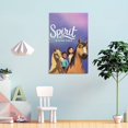 thumbnail image 4 of Spirit: Cabalgando Libre Cuadro decorativo colgante - Arte de pared - Póster enmarcado - Decoración de pared - Regalos para familia, amigos y aficionados 20*30 cm, 4 of 6