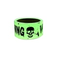 thumbnail image 3 of Halloween Decorative Barrier Tape,Glow In Dark Ghost Warning Strip with Flexible Cuttable Texture,Long Halloween Prop for Yard Escape Room Classroom Party Scene Layout(Green), 3 of 7