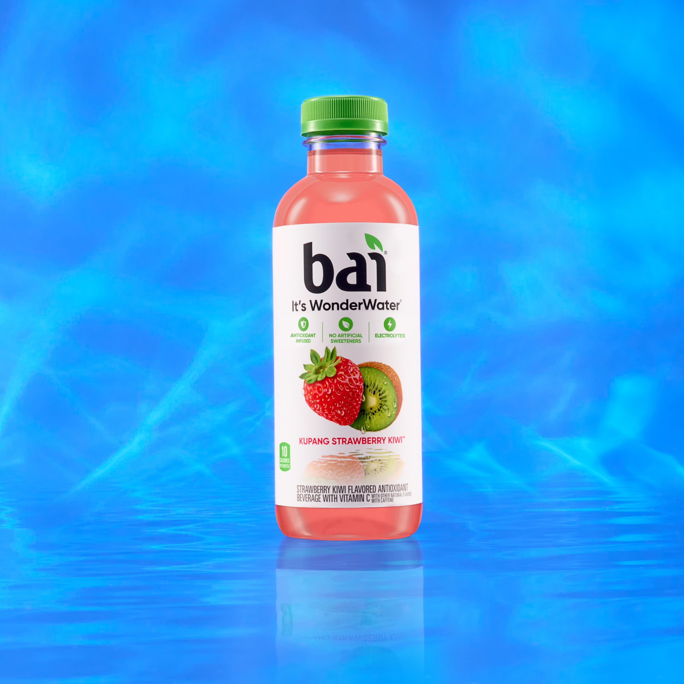 Bai Kupang Strawberry Kiwi Antioxidant Infused Water Beverage, 18 fl oz Plastic Bottle