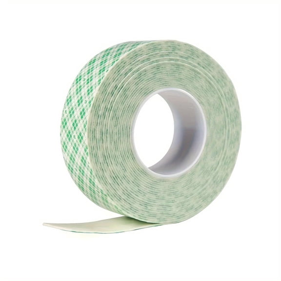 1Roll (1.0" x 177" ) Double Sided Foam Tape, Heavy Duty Mounting 3MM Self-Adhesive Mounting Tape Indoor Waterproof for Walls, Doors, Wood, Metals, Glass, Papers
