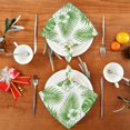 thumbnail image 5 of Iauyy Satin Napkins Set of 4- Hawaiian Pattern 1 DIY Printing Decoration Cloth Napkin- Easy Care for Home/Party, 5 of 8