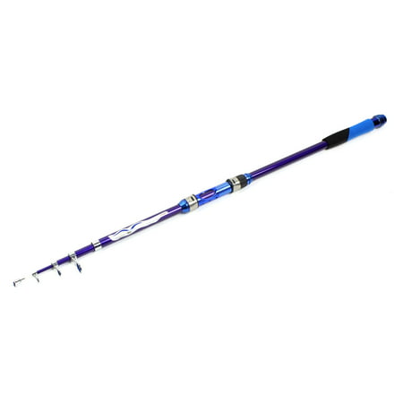 Portable 5 Section Telescopic Spinning Fishing Rod Fish Pole 8Ft