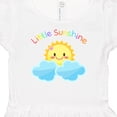 thumbnail image 4 of Inktastic Little Sunshine- Cute Sun Rainbow Letters Girls Baby Dress, 4 of 5