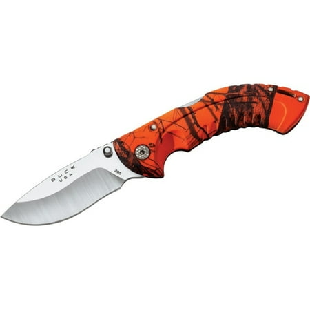 Drop Point Hunter Leather Buck Knives Omni Hunter Folding, 10PT 3