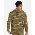 thumbnail image 3 of Alternative B16312637 Mens School Yard Mineral Wash French Terry Hooded Sweatshirt, Camo - 2XL, 3 of 5