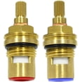 thumbnail image 5 of ReplacementCompatible Faucet Cartridge Stem 20 Splines on broach x 53mm (PAIR Hot & Cold), 5 of 5