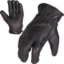Full Deerskin Leather Winter Drive Work Gloves, Extra Soft 100G 3M Thinsulate, Thermal Insulated Gloves