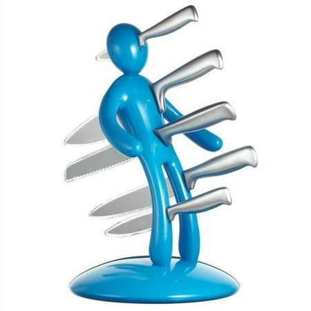 The Ex Voodoo 5 Piece Knife And Block Set Blue The Ex Voodoo 5 Piece Knife And Block Set Blue