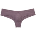 thumbnail image 5 of Botmois 5 pack/LOT Men's Solid Boxer Briefs Enhanceing Bulge Pouch Boxershorts Brazilian Slip Mini Bikini Briefs Underwear Skin Jockstrap 5Moriandi M, 5 of 5