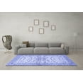 thumbnail image 3 of Ahgly Company Indoor Rectangle Persian Blue Traditional Area Rugs, 7' x 9', 3 of 4