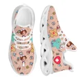 thumbnail image 1 of Zapatillas deportivas de malla resistentes al desgaste con plataforma y estampado médico de enfermera para mujer, cómodas zapatillas de tenis para enfermera., 1 of 6