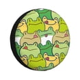 thumbnail image 2 of Balery Cartoon Frog Tire Covers - Tough Tire Wheel Protector for Truck, SUV, Trailer, Camper, RV -16 inch, 2 of 8