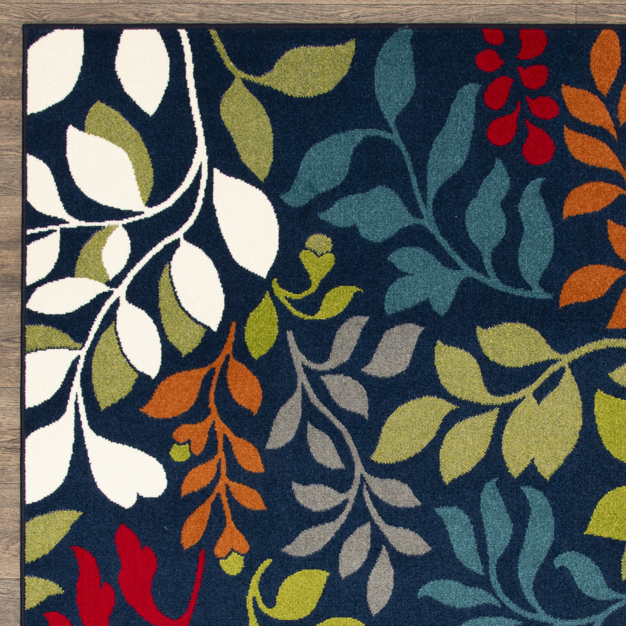 Loomaknoti Terrace Tropic Verinda 6' x 9' Floral Indoor/Outdoor Area Rug , Blue/Green