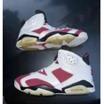 thumbnail image 2 of A i r-Jor-dan Retro 6 OG Carmine 2021 Size 12 White Black CT8529-106, 2 of 6