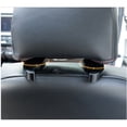 thumbnail image 4 of YFJQTZX One Pair Creative Adjustable Car Seat Back Headrest Hooks Hidden Hanger Storage Organizer Holder (Black), 4 of 10