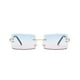 thumbnail image 1 of Sonducket Gafas de sol de moda sin montura Gafas de sol rectangulares Gafas de moda de verano UV400 Lentes nueve, 1 of 8