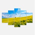thumbnail image 2 of Lone Tree in Blooming Cozla Park - Contemporary Landscape Canvas Art, 2 of 3
