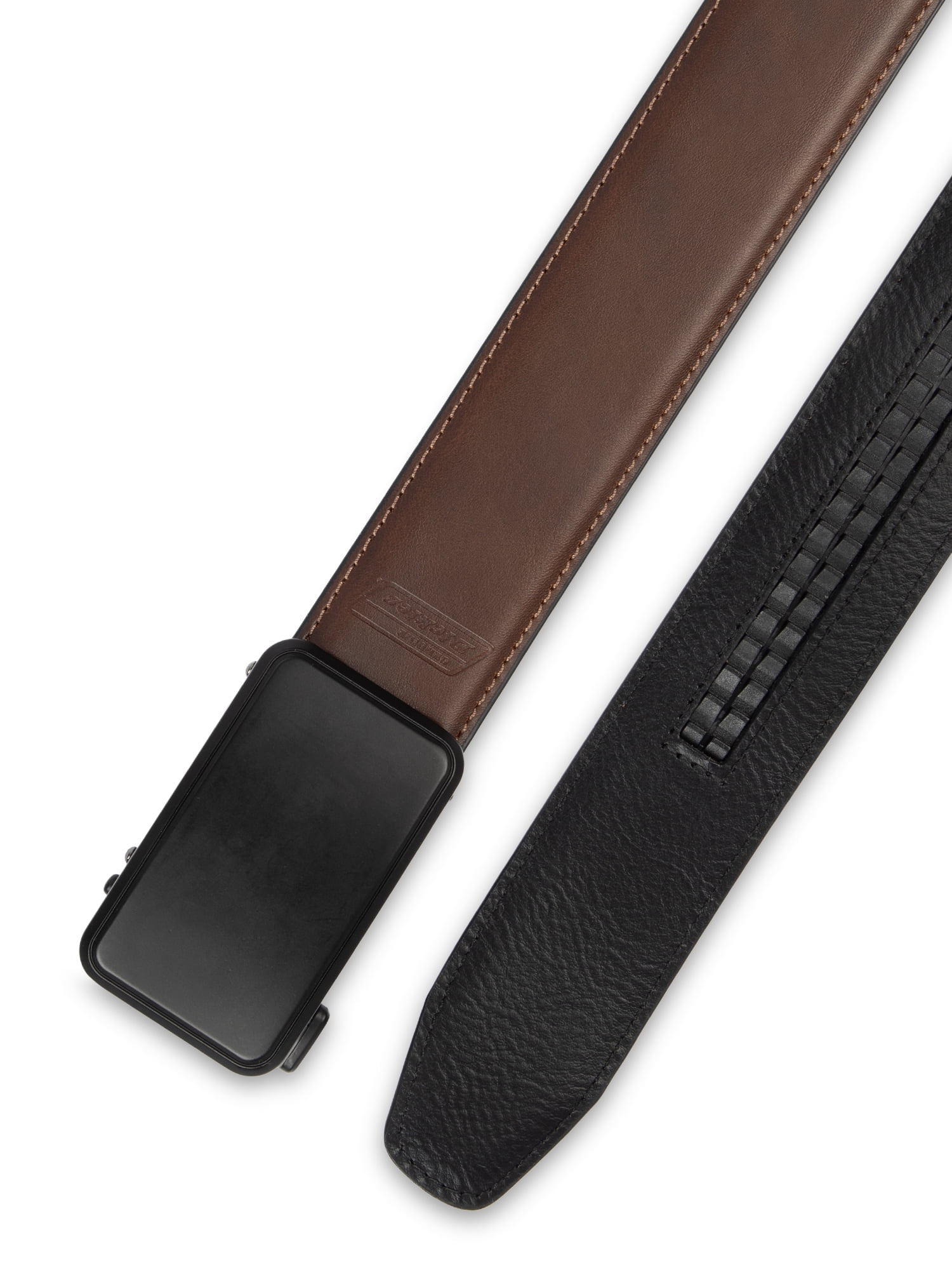 Genuine Dickies Men’s Adjustable Track Lock Ratchet Buckle Belt, No‑Hole Design