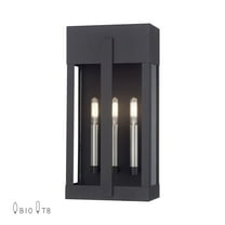 Livex Lighting - Berksford - 3 Light Large Outdoor Wall Lantern-17 Inches Tall