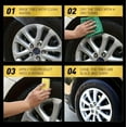 thumbnail image 6 of SSZMDLB under $5 Tire Polish, Tire Shine Polish Paste, Car Wheel and Trim Dressing Wax, Gloss Enhancer for Black Tires, Protective Coating for UV Rays, Auto Detailing Supply, Car Wash Kit, 6 of 8