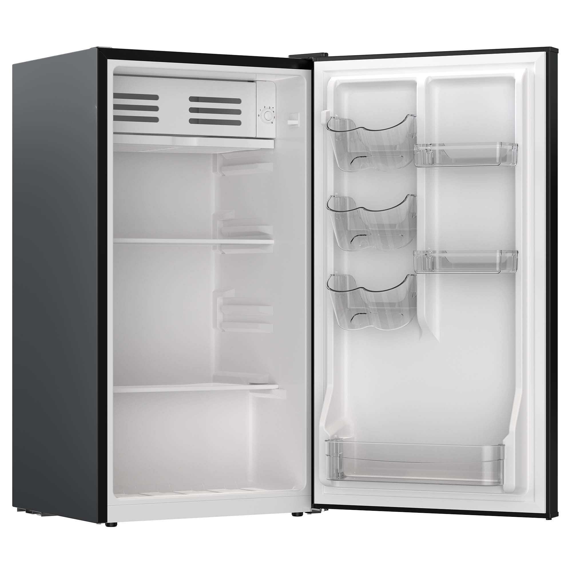Frigidaire 3.2 Cu. ft. Retro Compact Refrigerator, Mini Fridge with Chiller Compartment, Black