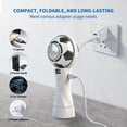 thumbnail image 5 of Soccer Trophy Handheld Fan, 2026 Global Soccer Event Fan Gift with Ice Cooling Pad & Mist, Portable USB Rechargeable Mini Fan for Stadium & Game Day, 5 of 12